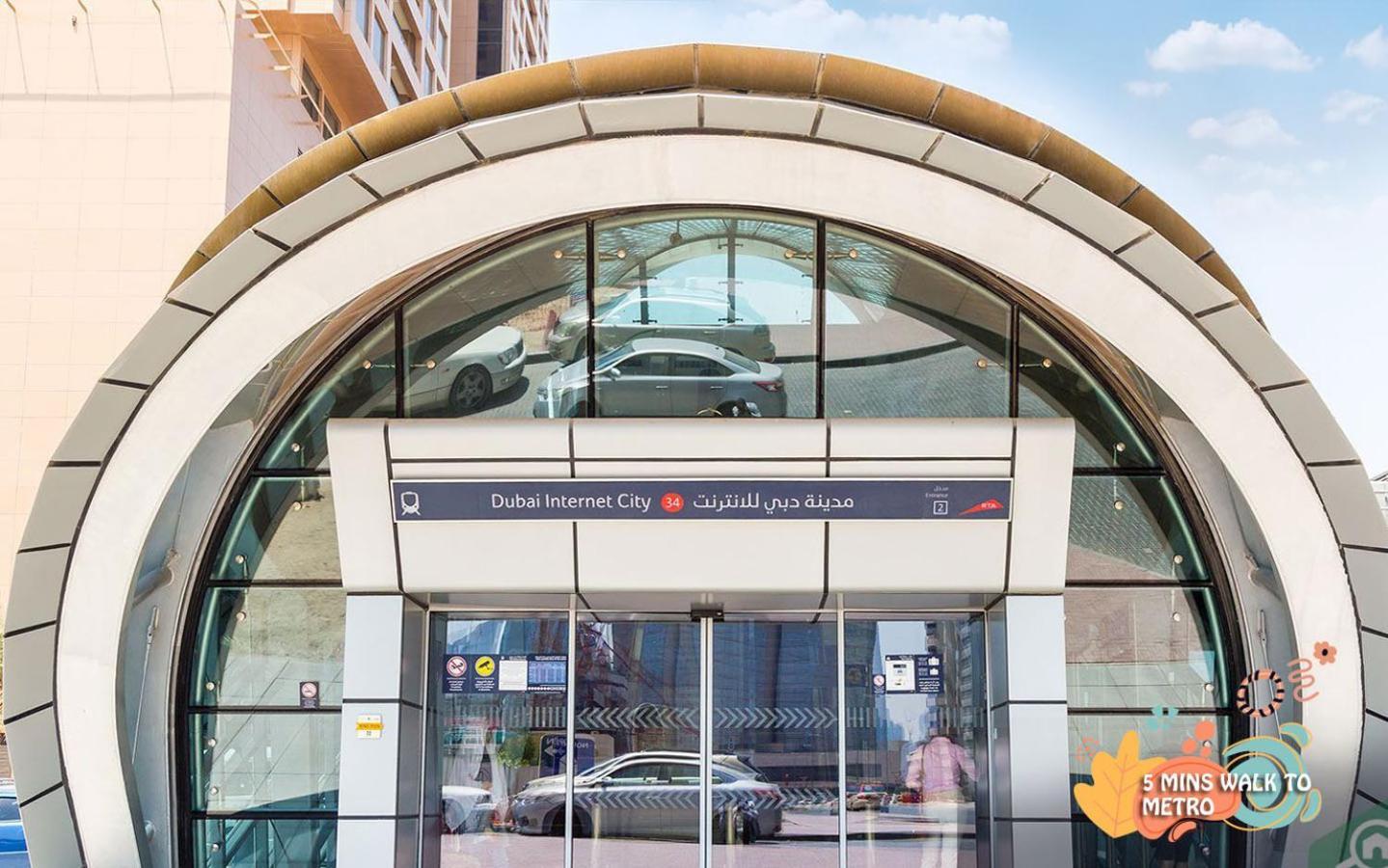 Nomad Partition Room In Barsha Heights 3 Mins To Icm Metro ดูไบ ภายนอก รูปภาพ
